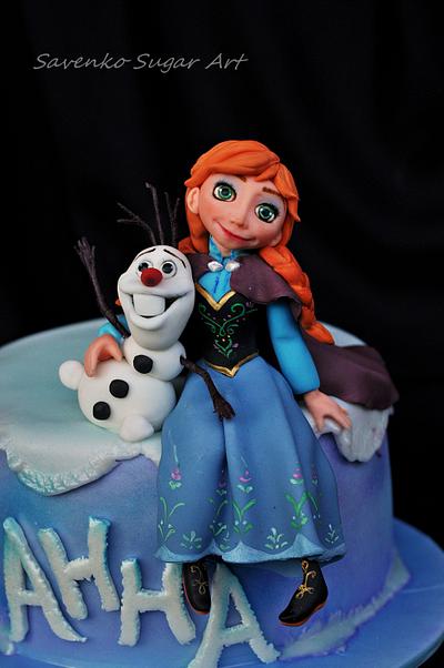 Frozen cake - Cake by Savenko Sugar Art
