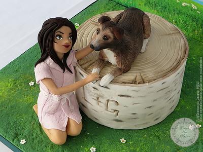My dog - Cake by Galina Duverne - Gâteaux Sur Mesure Paris