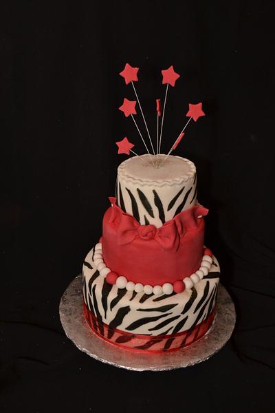 Zebra Print - Cake by kiki