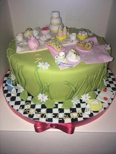 Mad Hatter's Tea Party - Cake by Yvonnescakecreations