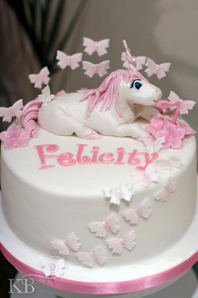 Unicorn Cake  - Cake by Katy Davies