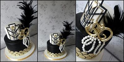 Great gatsby cake - Cake by Cakeland by Anita Venczel