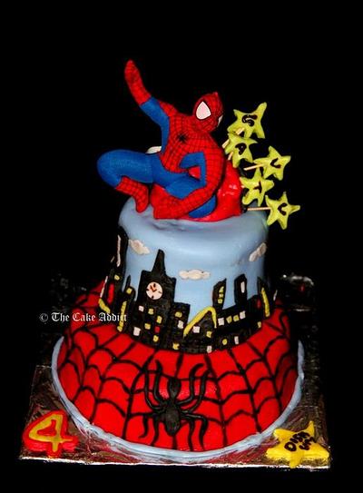 Spiderman cake for my nephew - Cake by Sreeja -The Cake Addict