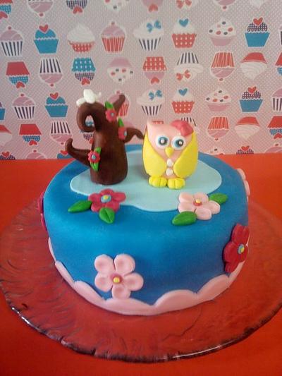 Owl cake - Cake by ItaBolosDecorados