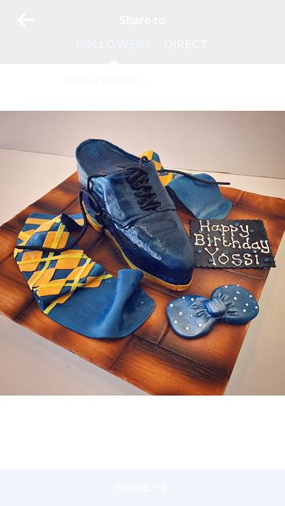 Mens shoe cake - Cake by Latifa