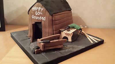 tool shed - Cake by cakeabakin