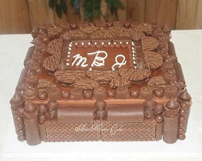 Chocolate Lovers Groom's cake - Cake by Ann-Marie Youngblood