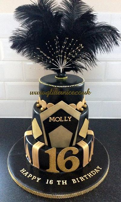 Great Gatsby Style Cake - Cake by Alli Dockree