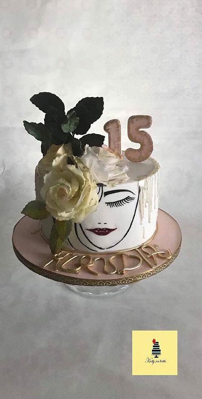 15 th birthday - Cake by Kvety na tortu