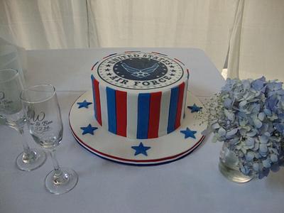 Air Force Grooms' Cake - Cake by Cakes ROCK!!!  