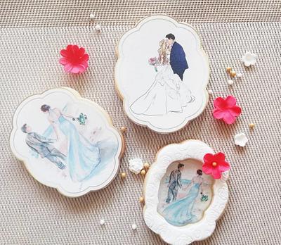 Wedding Cookies - Cake by ElizabetsCakes