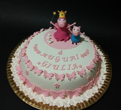 Peppa Pig Cake - Cake by SugarRain