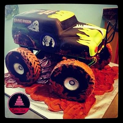 Grave Digger Monster Truck Cake - Cake by Anna D.
