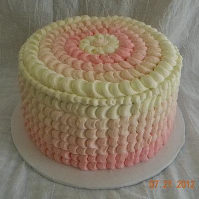 Welcome Baby Girl - Cake by Cindy Casper