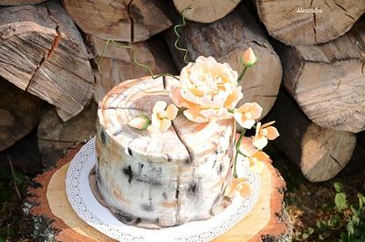 Birch cake  - Cake by Torty Alexandra