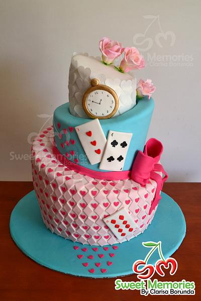 Alice in wonderland cake - Cake by Clarisa Borunda