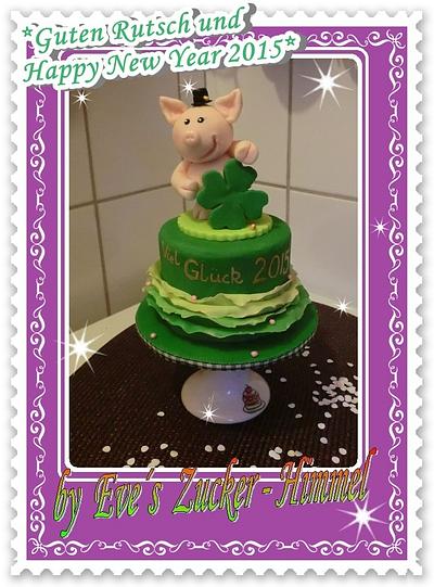 Glücksschweinchen zu Silvester 2014/2015 - Cake by Eve´s Zucker-Himmel