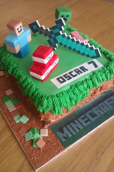 Minecraft theme - Cake by Suzanne