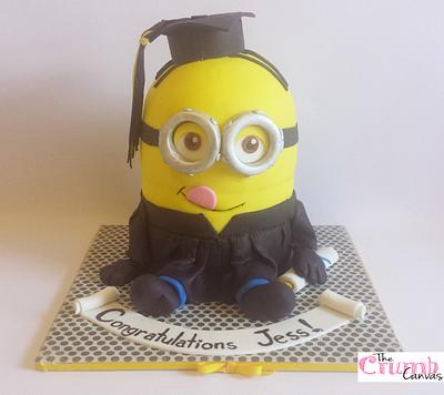 Minion Graduation cake - Cake by Alexis M