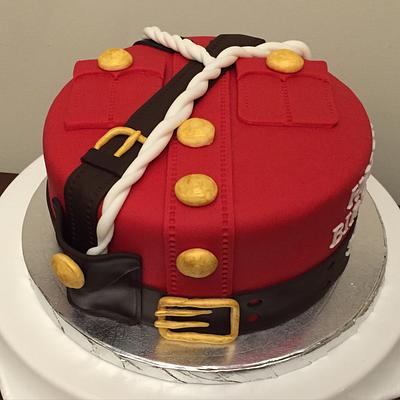 RCMP Red Serge Cake - Cake by RainCityCakes