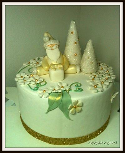 WHITE CHRISTMAS CAKE - Cake by Serena Geraci