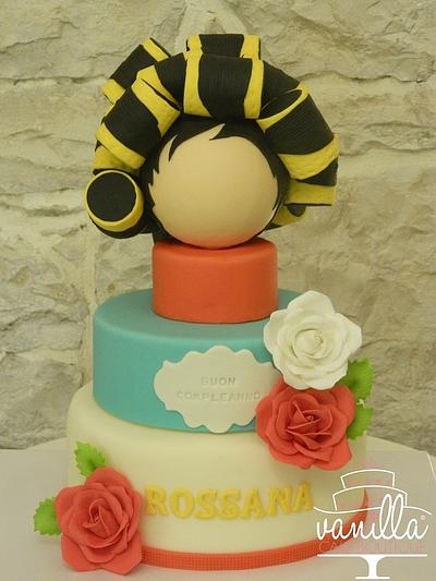 Curlers Cake - Cake by Vanilla cake boutique