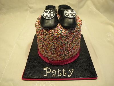 Tory Burch Sprinkles Cake - Cake by Lainie