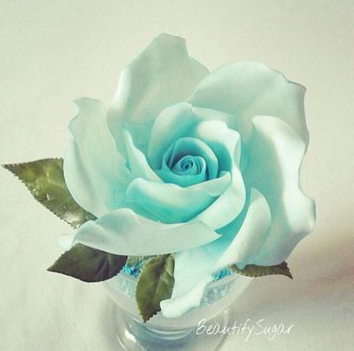 Blue rose  - Cake by Audrey