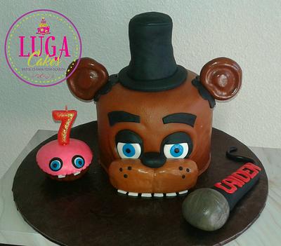 Five Nights at Freddys cake - Cake by Luga Cakes