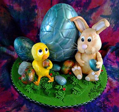 Taking eggbreak! CPC Easter Collaboration - Cake by Grans Cakes