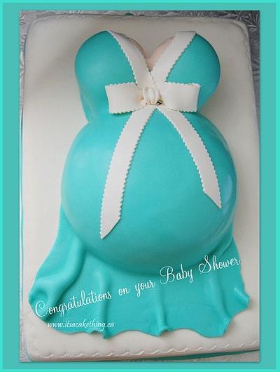 Pregnant Belly Cake  - Cake by It's a Cake Thing 