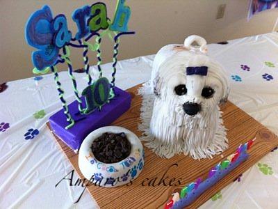 Dog Cake - Cake by amparoedith