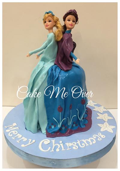 Elsa n Anna - Cake by CakeMeOver