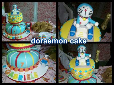doraemon cake - Cake by loryCakeDesigner