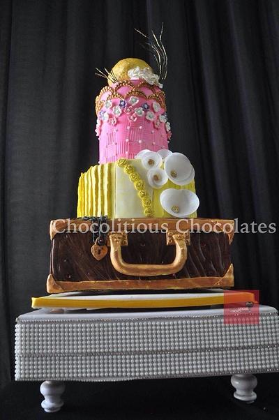 Vintage Trunk  - Cake by Chocolitious Chocolates ( pooja) 