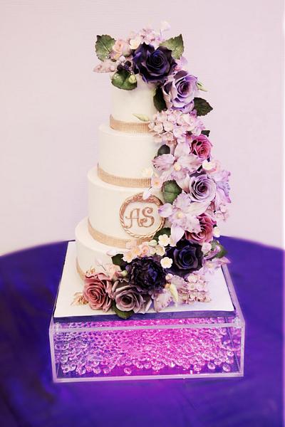 Purple Romance  - Cake by Signature Cake By Shweta