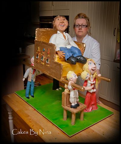 We worship you dad - Cake by Cakes by Nina Camberley