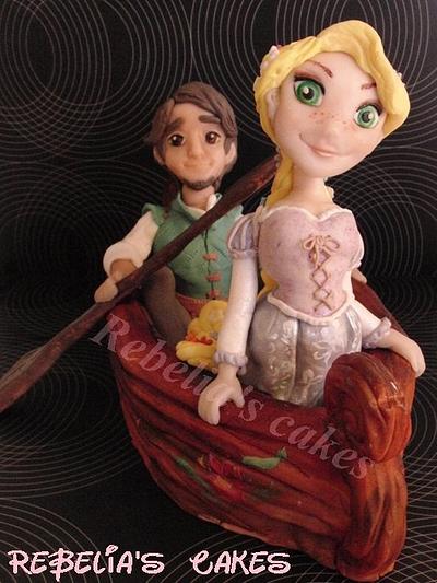 Rapunzel e Flynn - Cake by Teresa Russo