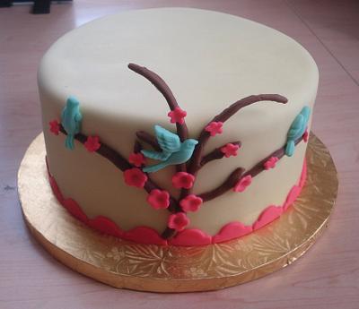 Birds & Blossoms - Cake by Hakima Lamour 