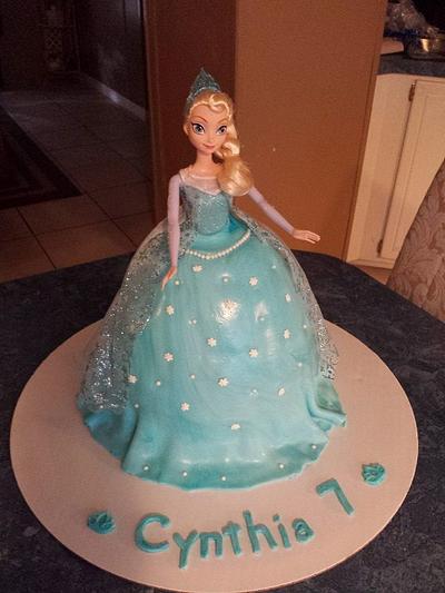 Elsa Doll Cake - Cake by Maria Felix Cakes
