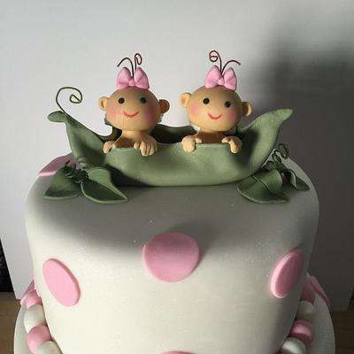 2 Peas in a Pod Topper - Cake by Pattie Cakes
