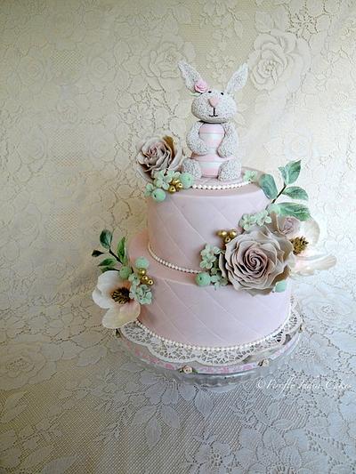 Vintage Bunny - Cake by Firefly India by Pavani Kaur