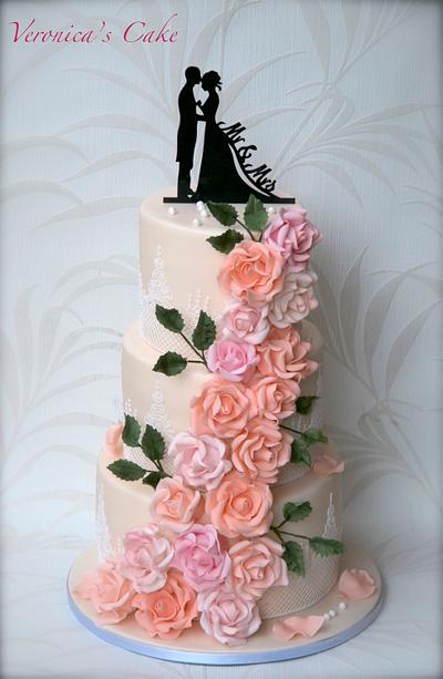 Wedding cake - Cake by Veronica22