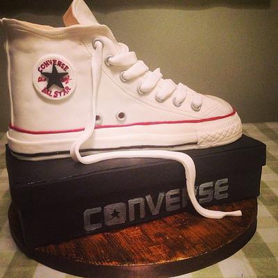 Converse Boot Cake - Cake by LittleJakesCakes