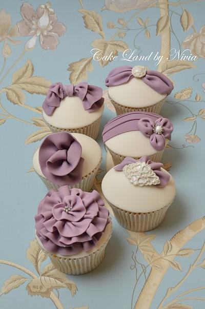 Purple cupcakes - Cake by Nivia
