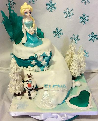 Frozen Cake!  - Cake by DulcesSuenosConil