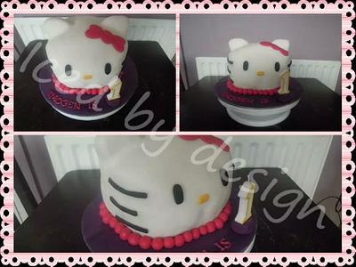 hello kitty - Cake by icedby