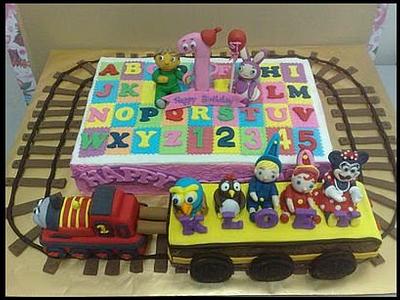 Baby TV Theme Cake - Cake by Letchumi Sekaran