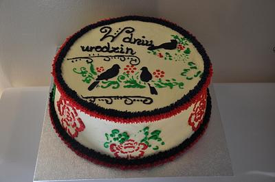 Birds - Cake by Agnieszka
