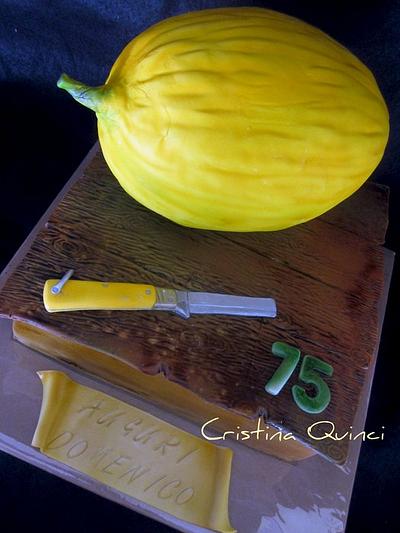 Torta melone giallo - Cake by Cristina Quinci